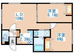 ウィンディ・ウィローズ琴似の物件間取画像